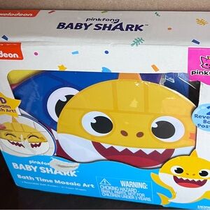 New Baby Shark Bath Time Mosaic Art - Yellow and Blue